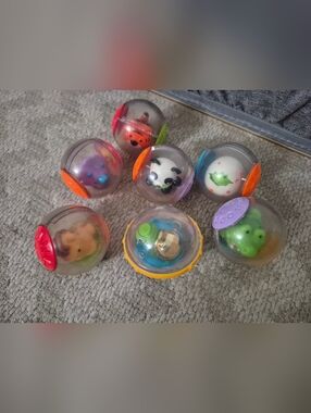 *5 Items for $25 Baby Items* Fisher-Price Balls Set Of 7 Animal Theme